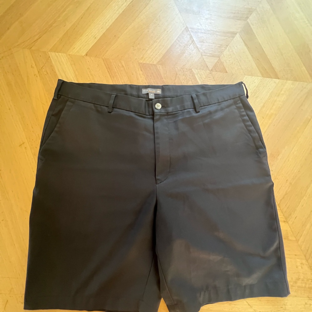 Peter Millar Men's Black Chino shorts
